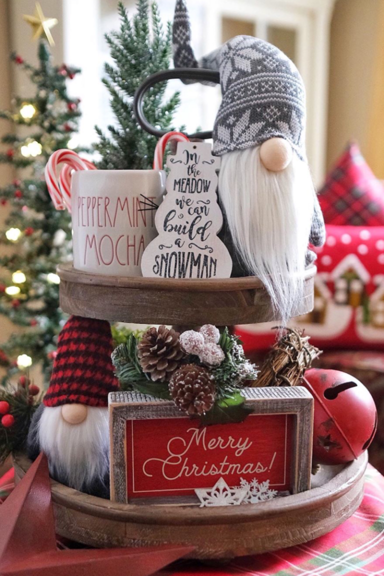 Are You In Need Of Christmas Tiered Tray Inspiration?