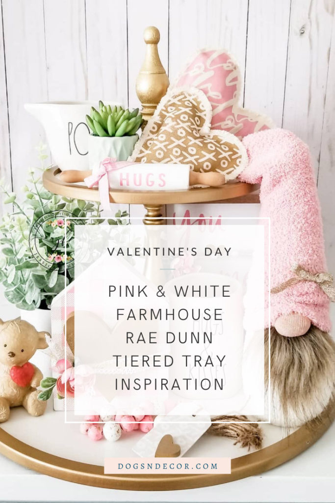Pink & White, Farmhouse, Rae Dunn, Tiered Tray Inspiration