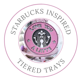 Starbucks Inspired Tiered Tray Link Click Button