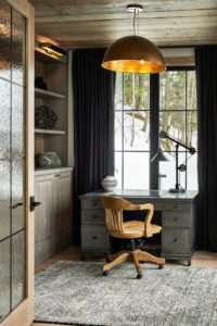 lovely industrial style home office